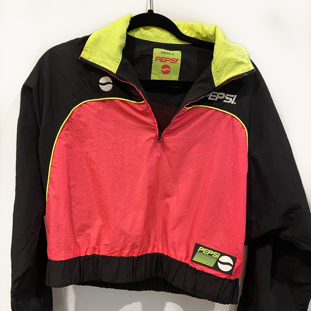 F21 Pepsi windbreaker